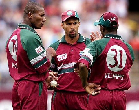 Former West Indian captain Jimmy Adams(C) (File|AFP)