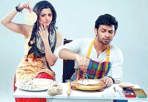 A still from the film; (inset) director Victor