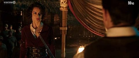 Screenshot from the 'Rangoon' trailer.