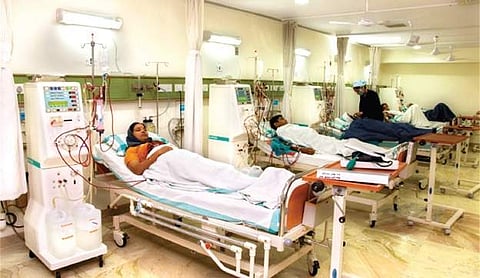 Dialysis equipment supplied to KGH gather dust for want of RO plant