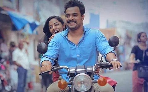 Tovino Thomas and Santhy in Tharangam.