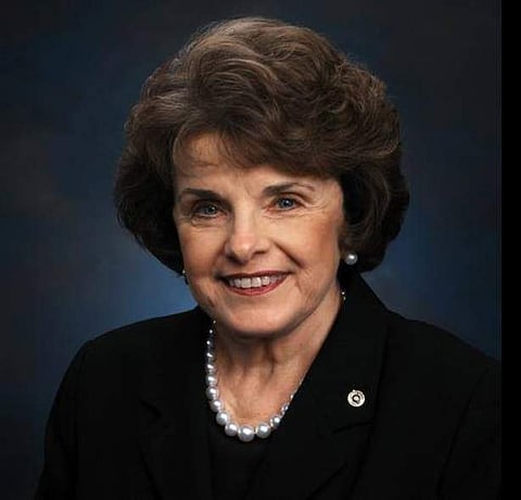 California Democrat Dianne Feinstein. (Photo courtesy: Facebook@SenatorFeinstein)