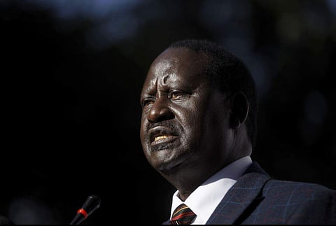 Kenya's opposition leader Raila Odinga. (File photo | AP)