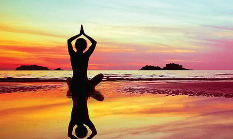 Yoga has become immensely popular in China with millions taking to it all over the country. 