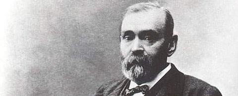 Alfred Nobel signed his last will on 27th November 1895, giving the largest share of his fortune to a series of prizes in Physics, Chemistry, Physiology or Medicine, Literature and Peace - the Nobel Prizes. ( Image courtesy Nobelprize.org)