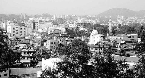 An aerial view of Sambalpur city | Express