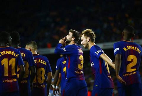 Barcelona football team (File | AP)