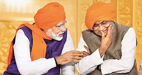 PM Narendra Modi with Bihar CM  Nitish Kumar