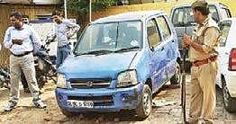 Delhi CM Arvind Kejriwal’s car that was stolen two days ago was found abandoned at Mohan Nagar area in Ghaziabad on Saturday | Express