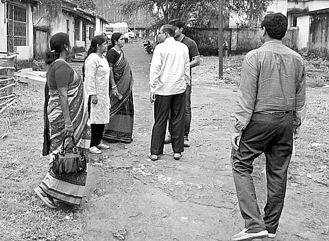 Four members of State Commission for Women at Kunduli village | EXPRESS