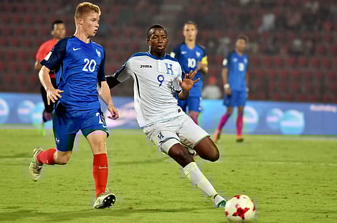 France rallied from a goal down to hand over a 5-1 drubbing on Honduras, a result  which ensured the Les Bleuts' qualification for the knock-out stage as group toppers.|PTI