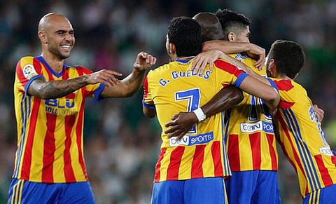 Valencia are now four points adrift of La Liga leaders Barcelona with third-placed Real Madrid a point further back. (Photo | Valencia Twitter)