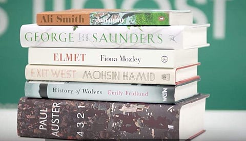 Among the novels that are in the race for the coveted literary prize are Paul Auster's '4321,' 'History of Wolves' by Emily Fridlund, 'Exit West' by Pakistani-UK writer Mohsin Hamid, 'Elmet' by Fiona Mozley, 'Lincoln in the Bardo' by George Saunders and A