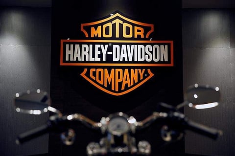 A Harley-Davidson bike is displayed in their office in Singapore October 13, 2016.