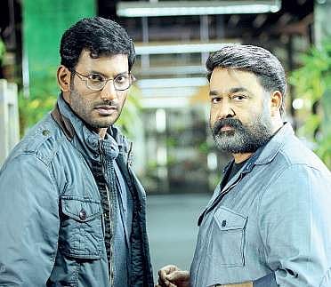 Vishal and Mohanlal in B Unnikrishan's 'Villain'.
