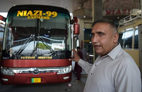 Driver Meher Muhammad Khalil | AFP