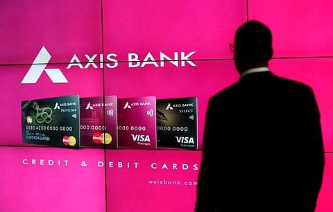 Private lenders such as Axis Bank rose 2.48 per cent and Yes Bank went up 1.24 per cent, while ICICI Bank lost 2.08 per cent. (File | Reuters)