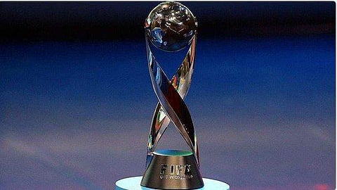 Trophy: The current U-17 World Cup trophy was designed by Jane Powell and Thomas Fattorini in 2004. (Twitter/FIFA)