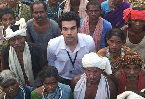 Rajkummar Rao will next be seen in the film 'Shaadi Mein Zaroor Aana' opposite Kriti Kharbanda. The story of the film revolves around two young people and their journey of five years. (Photo | Rajkummar Rao in Newton)