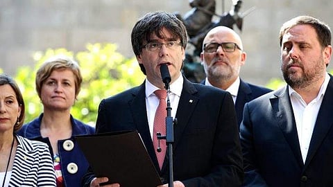 The leader of Spain’s Catalonia region, Carles Puigdemont (File | AP)