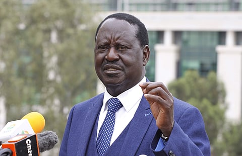 Kenya's opposition leader Raila Odinga. | AP