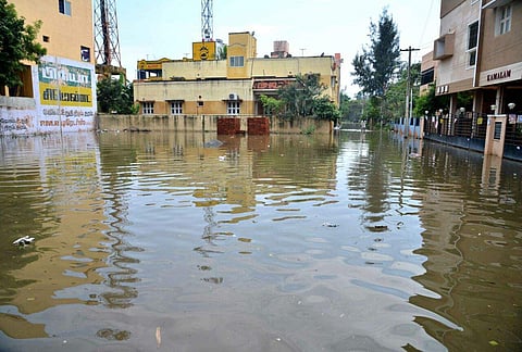 A lack of storm water drains in many areas caused water stagnation causing much trouble for the residents. (Photo: EPS/Sunish P Surendran)