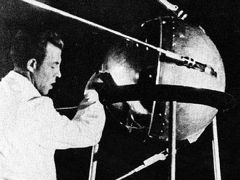 The launch of Sputnik 60 years ago opened the space era and became a major triumph for the Soviet Union, showcasing its military might and technological prowess. It also stunned the rest of the world. A look at some little-known facts behind the Oct. 4, 1957, launch of the unmanned spacecraft. In Pic: This handout October 1957 NASA image shows a technician putting the finishing touches on Sputnik 1, humanity's first artificial satellite.(Photo | AFP)