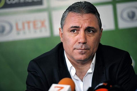 Bulgarian football legend Hristo Stoichkov. (Photo | AFP)