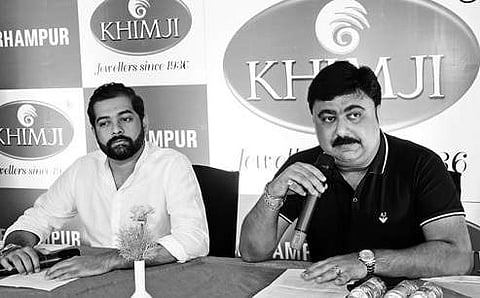 Director of Khimji Jewellers Mitesh Khimji addressing mediapersons  | Express