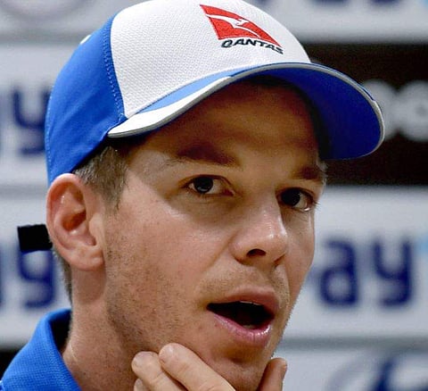 Australian wicketkeeper-batsman Tim Paine interacts with media in Ranchi on Friday ahead of the 1st T20 Match against India. | PTI