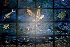 Paintings from Sreekanth Nettoor’s ‘Flying Fish’ series