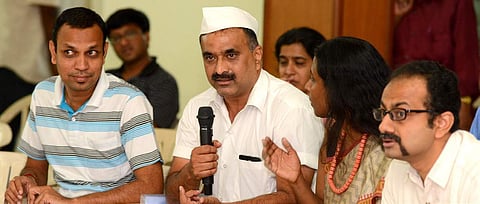 Residents, RWA members and politicians take part in citizens round table discussion on Metro and integration of public transport in Bengaluru on Saturday | Pushkar V