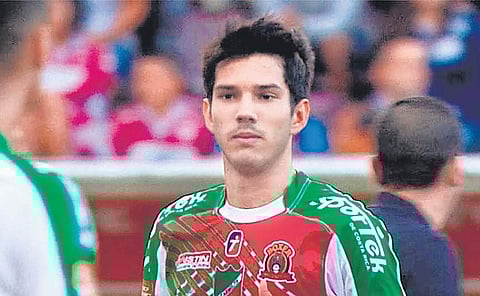 At 17, Jose Alfaro has already made senior team debut for his club AD Carmelita. | File Photo