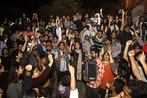 Students of JNU (EPS| Shekhar Yadav)