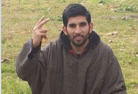 Jaish-e-Mohammed militant commander Umer Khalid (Photo| ANI/Twitter)