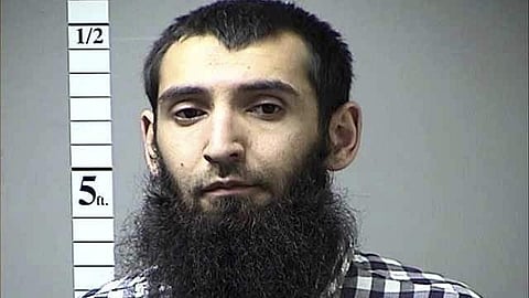 This undated photo provided by St. Charles County Department of Corrections via KMOV shows the Sayfullo Saipov. (Photo | AP)