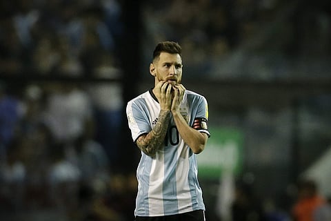 Argentina striker Lionel Messi | AP