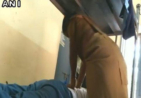 The video went viral on social media and was also telecast on TV channels yesterday. | Picture Courtesy: ANI