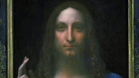 Christie's says 'Salvator Mundi' belonged to Charles I, after possibly being made for the French royal family and taken to England by Queen Henrietta Maria when she married the English monarch in 1625.