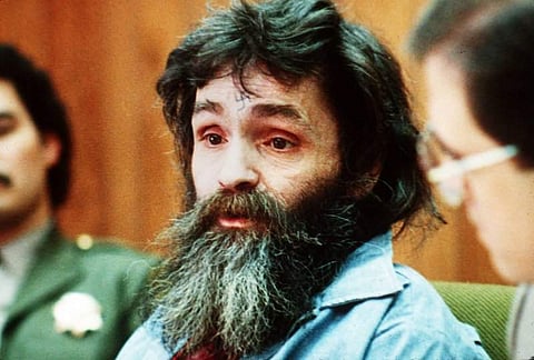 In this 1986 file photo, Charles Manson is seen in court. (Associated Press)