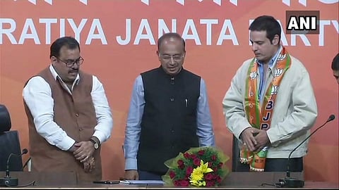 Actor Rahul Roy, known for his 1990 romantic film 'Aashiqui', on Saturday joined the BJP. | ANI
