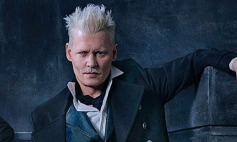 Johnny Depp's look from the ‘Fantastic Beasts and Where to Find Them 2’.