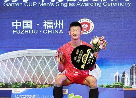 China Open champion Chen Long (Photo| Twitter/MJ)