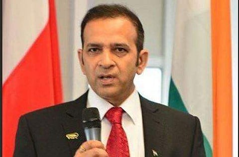 Ajay Bisaria (Photo | Twitter/Ashish Singh)