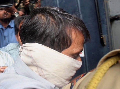 File photo of Shyamvar Rai produced in Esplanade court, in Mumbai | PTI