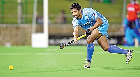 Indian fullback Birendra Lakra