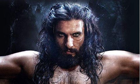 Ranveer Singh as Alauddin Khilji in the latest 'Padmavati poster. (Twitter | Ranveer Singh)