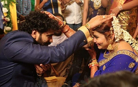 Namitha and Veerendra Chaudhary | Twitter