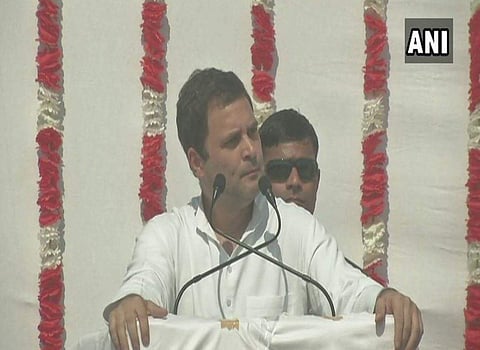 The Congress vice-president also slammed Prime Minister Modi saying he gave Rs 33,000 crore for Tata Nano factories.  (Photo | ANI)