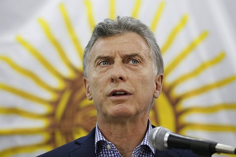 Argentine President Mauricio Macri .(Photo | AP)